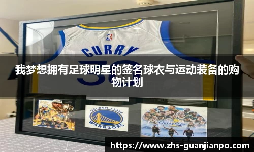 我梦想拥有足球明星的签名球衣与运动装备的购物计划